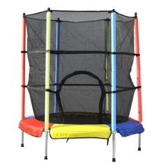 Pula Pula Cama Elástica 140cm até 100kg Trampolim 1,4m Infantil DM Toy