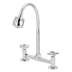 Torneira Misturador Cozinha De Mesa Gourmet Luxo 1/4v - Modelar