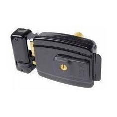 Fechadura Elétrica Agl Aglinha 12v Preta, Preto