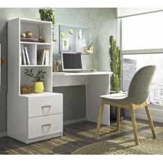 Escrivaninha Livreiro Cristal Branco Peternella