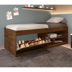 Cama Box Sapateira Tien Malbec - CasaH