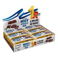 Whey Grego Bar Brigadeiro 12X40g - Nutrata, Brigadeiro