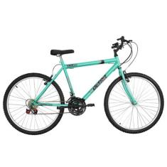 Bicicleta Aro 26 Ultra Bikes Freio V Brake 18 Marchas, Verde anis, Aro