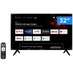 Smart TV Rig Vizzion 32 polegadas D-LED HD, IPS, Wi-Fi, 2 HDMI 2 USB - BR32D1SA