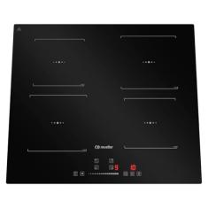 Cooktop Mueller 4 Bocas de Indução com Turbo MCN4BK 220V
