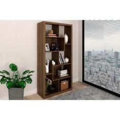 Estante para Sala E1712 c/ 2 Nichos Nogal - Tecno Mobili, Nogal