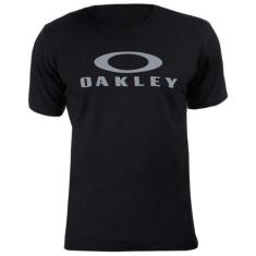 Camiseta Oakley O-Bark Preto/Cinza, GG