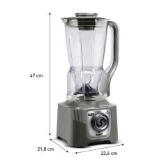 Liquidificador Power Max XXL LN87 1400W Arno Cinza 220V