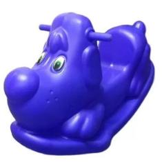 Gangorra cachorro azul