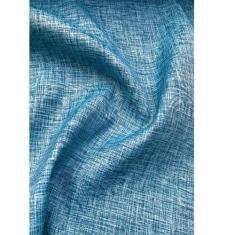Tecido Jacquard Estampado Falso Liso Azul Jeans - 1,40M De Largura