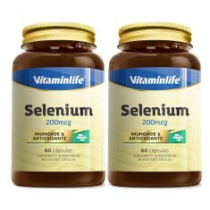 Kit 2X Selenium - 60 Cápsulas - Vitaminlife