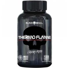 TERMOGêNICO THERMO FLAME 120 TABS - BLACK SKULL Essential Nutrition 