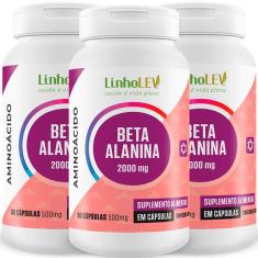 Beta Alanina Porção 2000mg - 3 Frascos