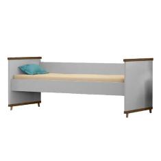 Cama Babá Retro Baby Wood para Quarto de Bebê Cor Cinza - Phoenix Baby