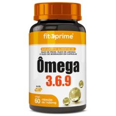 Ômega 3-6-9 Peixe Linhaça Borragem 1000mg 60cps Fitoprime