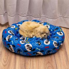 Cama Pet Redonda Oxford - Para Cachorros e Gatos - Tamanho M - LALU EN