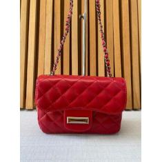 Bolsa feminina pequena de mão e ombro tira colo bolsinha atacado - MAN