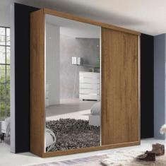 Guarda Roupa Salvador 2Portas 2Gavetas E 3Espelhos Minastex