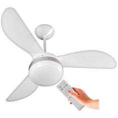Ventilador de Teto Ventisol Fênix Branco / Silver Inverter com Control