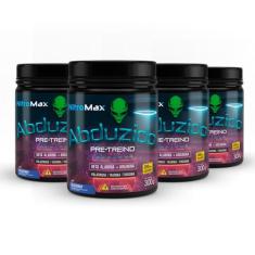 4x ABDUZIDO PRE TREINO NITRO MAX BLUEBERRY 300G - NITROMAX