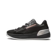 PUMA Clyde Hardwood Metallic Black Silver Men 194044-01