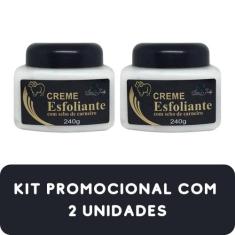 Creme Esfoliante San Jully com Sebo de Carneiro Pote 240g Kit Promocio