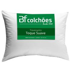 Travesseiro Antialérgico de Fibra Macio Lavável 45X65 bf Colchões