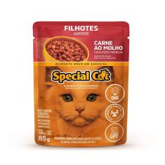 Ração Special Cat Sache Gatos Filhotes Carne? 85g