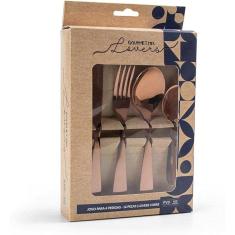Faqueiro 16 pcs lovers gourmet mix cobre