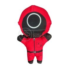 Boneco De Pelucia Squid Game Round 6 Vermelho 26Cm Circulo