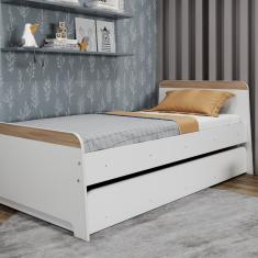 Bicama Infantil Lorenza Movelbras Branco/aveiro