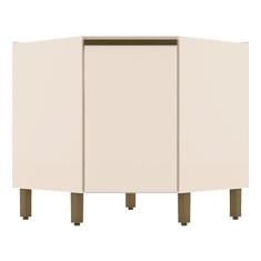 Balcão Canto Oblíquo 1 Porta évelin Off White - Henn