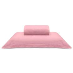 Jogo De Cama Buettner Solteiro King Malha Liso 2 Peças Image Rose