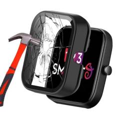 Capa protetora antiimpacto Case Bumper de Acrílico com pelicula de vid