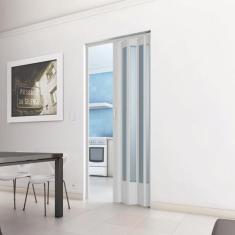 Porta Sanfonada de PVC Translucida 210cm x 60cm Plastporta BCF