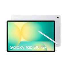 Samsung Tablet Galaxy Tab S10 FE+ WiFi, Prata, 128GB, 8GB, Tela 13.1" 90Hz, S Pen e Capa Inclusas