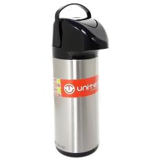 Garrafa Térmica Inox 1L Unitermi Pressão Apertar Café Chá