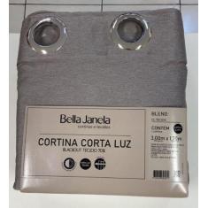 Cortina Corta Luz 3,00 X 1,70 Tecido Blend Bella Janela