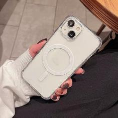 Estojo de carregamento sem fio transparente para iPhone 14 13 12 11 Pro Max Plus Capa, para iphone 11 Pro