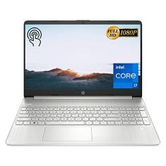 Notebook HP 15 HP 2021, tela sensível ao toque IPS de 15,6 polegadas, i7-1165G7, RAM DDR4 de 32 GB, SSD PCIe de 1 TB, webcam, USB-C, HDMI, WiFi 6, teclado retroiluminado