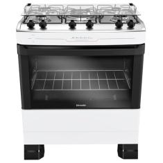 Fogão Mueller 5 bocas Branco com Tripla Chama Bivolt MFI5BF