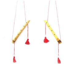 Flauta Feng Shui De Bambu - Estabilidade, Segurança E Paz