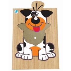 Super Quebra-Cabeça Infantil Cachorro - Simque