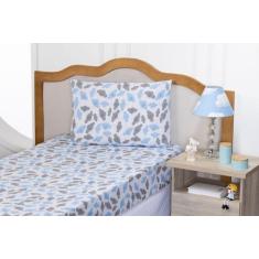 Lençol Infantil cama Solteiro 100% Algodão + 1 Fronha. - DINAH ENXOVAI