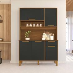 Cozinha Compacta Indekes Madri com 5 Portas e 1 Gaveta - 120cm de largura