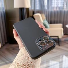 Danzel Capa para iPhone 12 com suporte de anel, suporte de anel giratório de 360°, capa de telefone projetada de silicone líquido forro de microfibra interno, protetor de lente de câmera feminina e