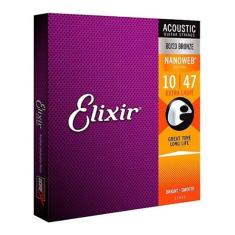 Encordoamento para violão elixir 010 aço extra light 1002 (3210)