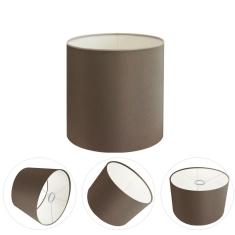 Cúpula Abajur e Luminária em Tecido Cilíndrica Vivare Cp-7005 Ø18x18cm - Bocal Nacional