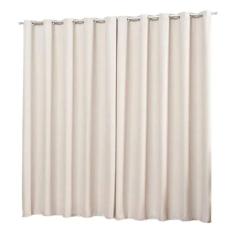 Cortina Blackout Em Tecido 4,00X2,80 Corta Luz Palha