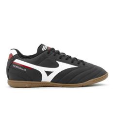 Chuteira Futsal Mizuno Morelia Club In, 42, Preto, Branco